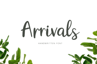 Arrivals: A Handmade Calligraphy Font Built for Brand-Focused Web Design