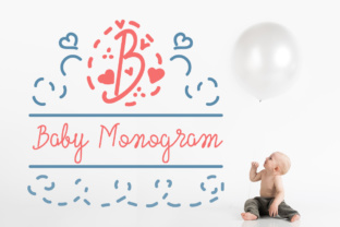 Baby Monogram: A Playful Font for Editorial Projects