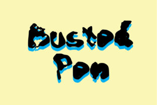 Busted Pen Typeface: Raw Energy for Brand Content