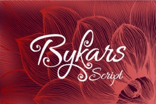 Bykars Font: A Sweet Handwritten Script for Romantic Branding