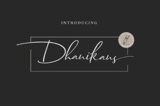Dhanikans: A Handwritten Font for Real Brand Personality