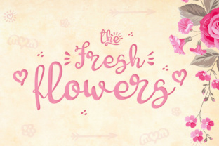 Fresh Flowers Font Review: A Playful Script for Editorial Charm