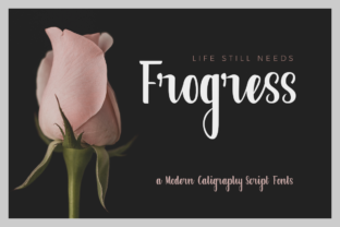 Frogress: A Fresh Script Font for Modern Web Design
