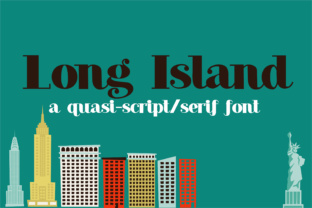 How Long Island Font Balances Script Warmth with Serif Authority