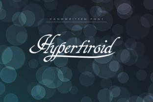 Hypertiroid Handwritten Typeface Review: A Smartphone Pen Font for Brand Design