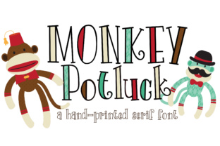 Monkey Potluck Brings Playful Hand-Printed Charm to Brand Design