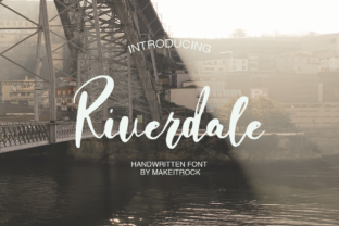 Riverdale: A Handwritten Typeface for Digital Creators