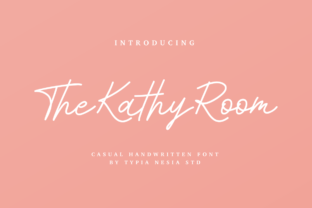 The Kathy Room: A Handwritten Font for Crafters and Product Makers
