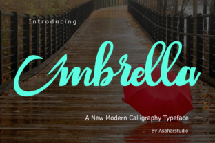 Umbrella: A Modern Calligraphy Typeface for Brand Projects That Need Character