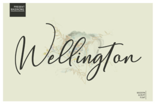 Wellington Typeface: Clean Design for Elegant Branding