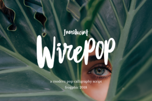 Wirepop: A Bold Script Font for Modern Business Branding